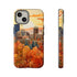 An Urban Autumn Overlook - Impact Resistant Phone Case iPhone 14 Glossy